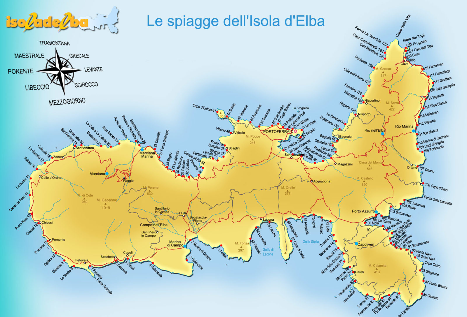 spiagge-elba-cartina nautica