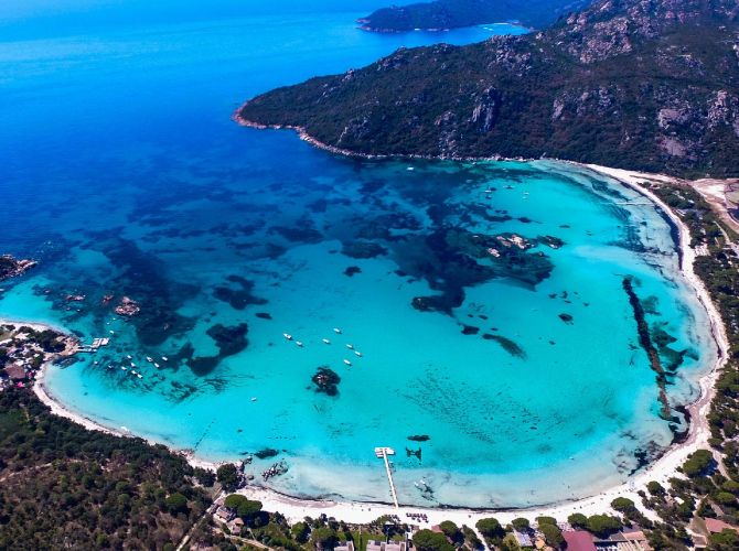 santa-giulia-corsica-drone