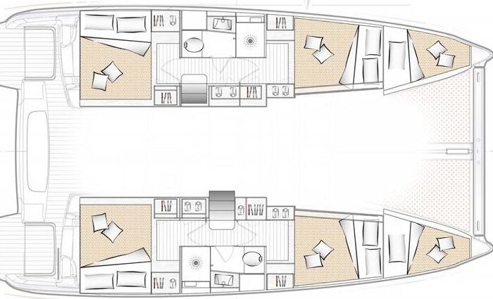 excess-11-3 lauout 4 cabine + due ALL SAILING